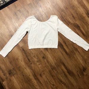 White crop top